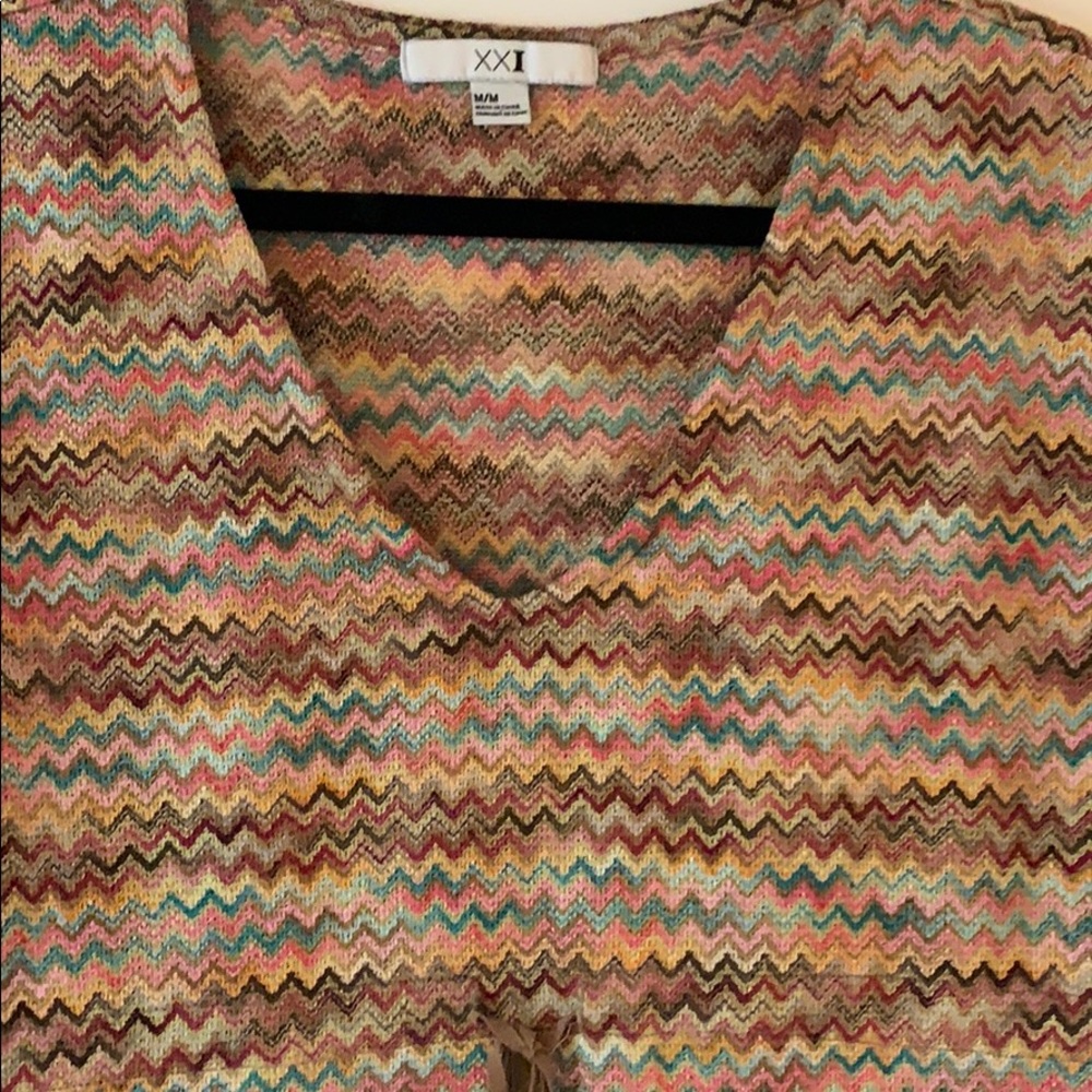 Forever 21 Tunic with chevron print